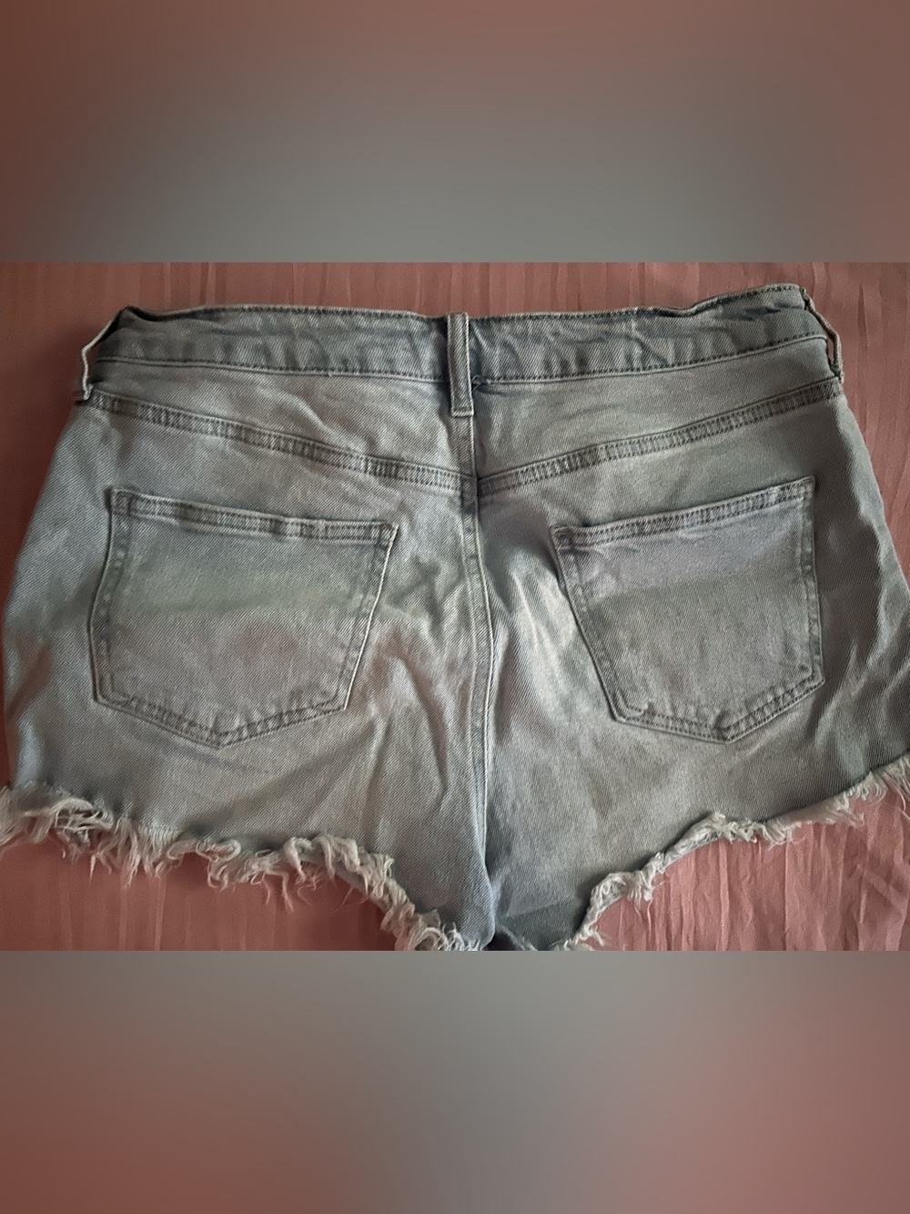 Women’s Light Blue Denim Cutoff Shorts